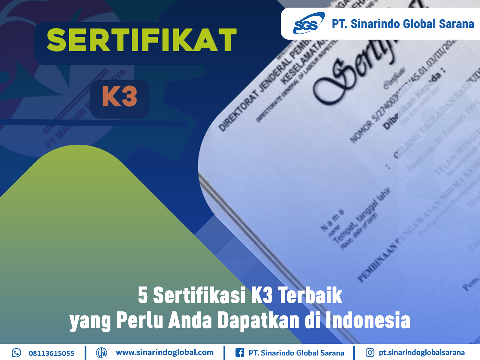 5 Sertifikasi K3 Terbaik yang Perlu Anda Dapatkan di Indonesia