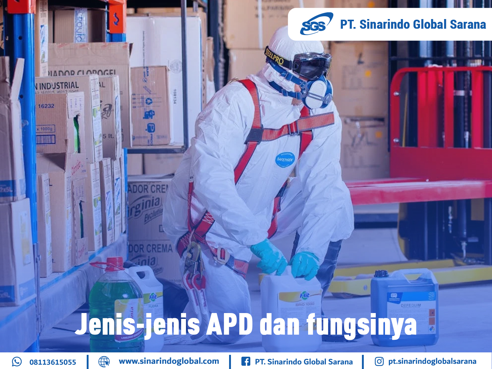 Jenis-Jenis APD dan fungsinya