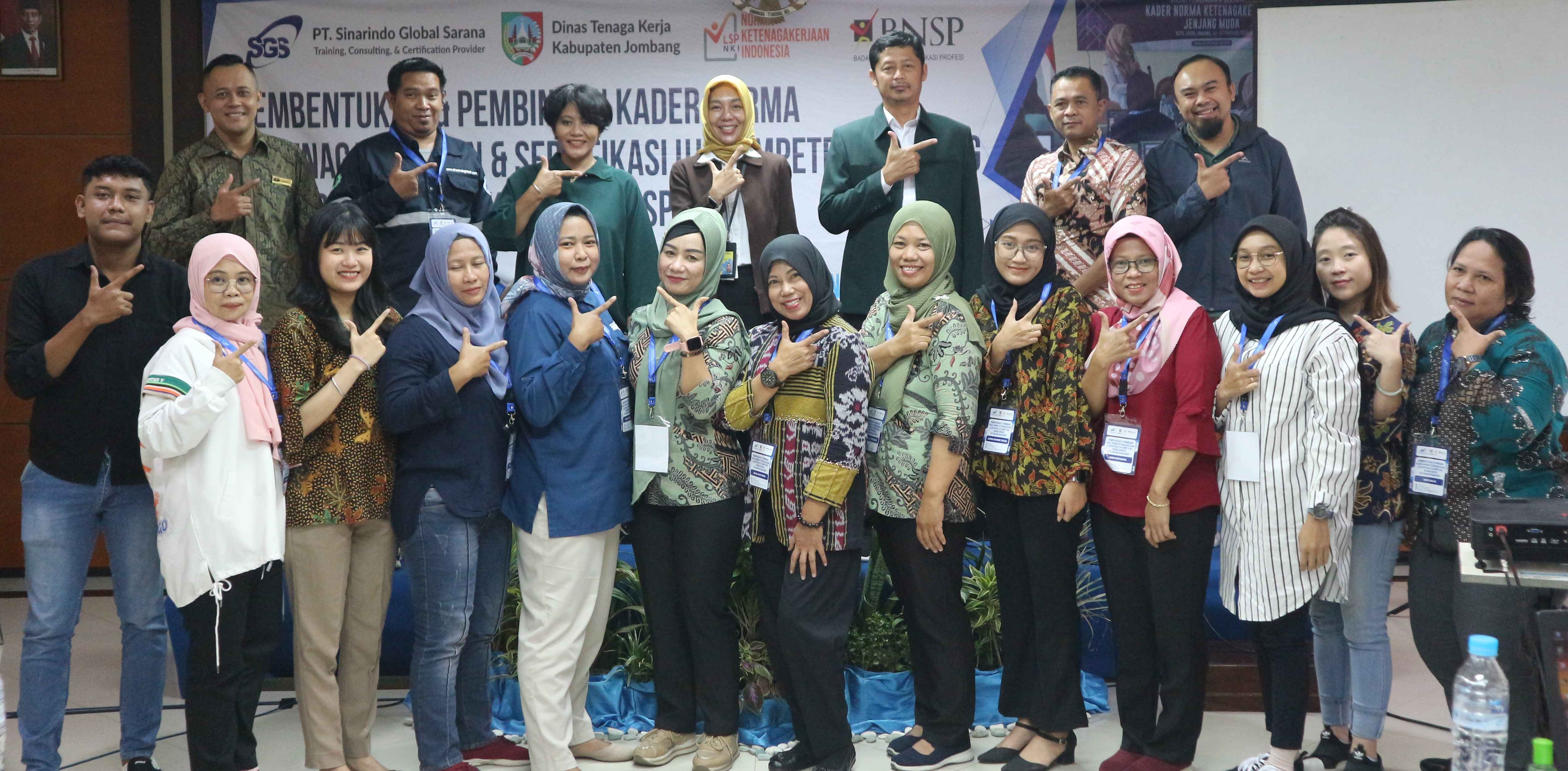 Kegiatan Uji Kompetensi Bidang Auditor Ketenagakerjaan Muda BNSP